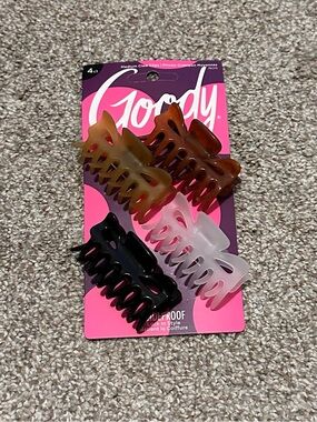 Goody 4-Pack Medium Hair Claw Clips
